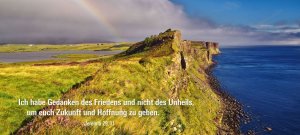 Regenbogen, Stonehaven, Schottland